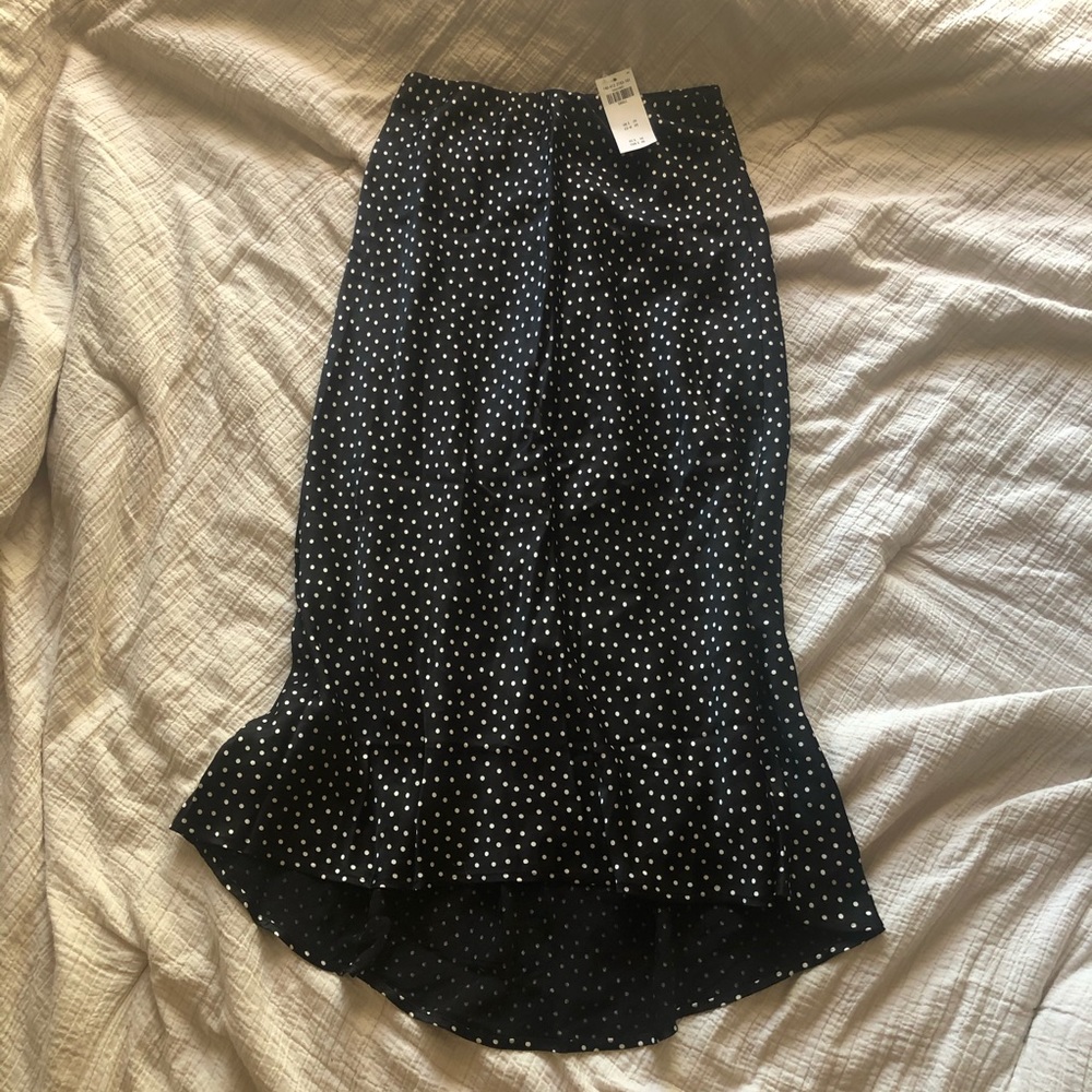 Abercrombie & Fitch Satin Midi Skirt